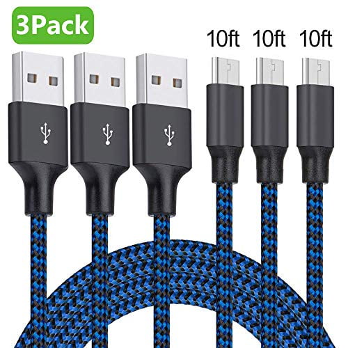 Sprint LG Tribute 5 Sprint LG Tribute HD White Braided 10ft Long USB Cable Rapid Charger Sync Wire Micro-USB Data Sync Cord Supports Fast Charging for Sprint LG Stylo 2 Sprint LG Tribute 2 Sprint LG Tribute 5 Sprint LG Tribute HD White Braided 10ft Long USB Cable Rapid Charger Sync Wire Micro-USB Data Sync Cord Supports Fast Charging for Sprint LG Stylo 2 Sprint LG Tribute 2
